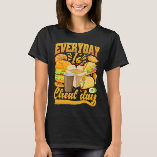 T-shirt Quotidien Jour de la Chee Citations de nourriture