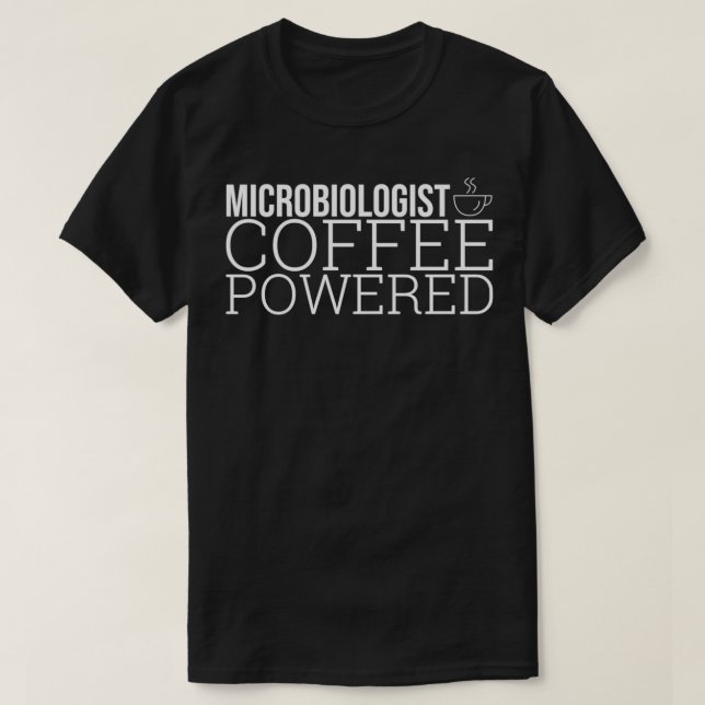 T-shirt quotMicrobiologiste Café Microbiologyquot 7 (Design devant)
