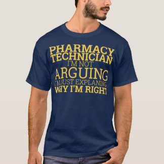 T-shirt quotTechnicien en pharmacie Argument Pharmacyquot
