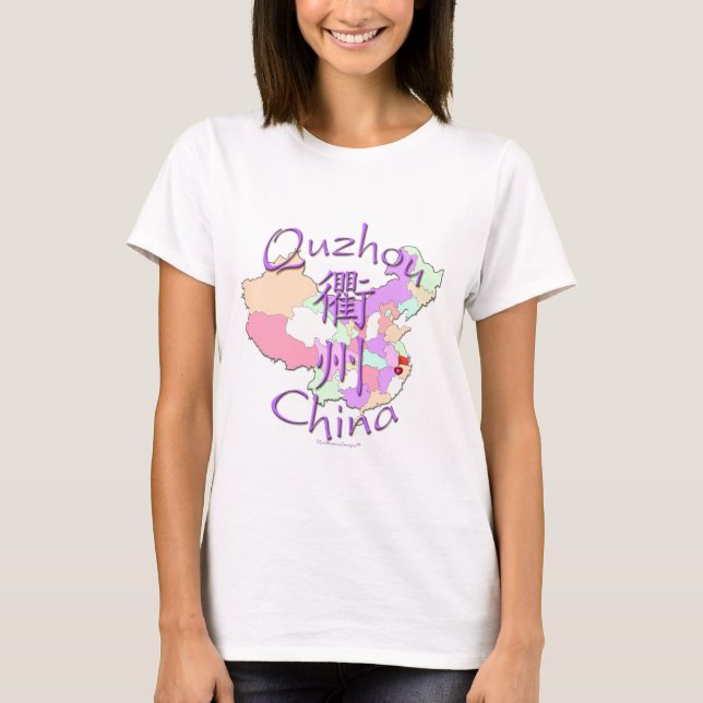T-shirt Quzhou Chine (Devant)