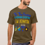 T-shirt QZG C'Est La Saison Heureux Hanoukka Chanukah Juif<br><div class="desc">QZG C'Est La Saison Heureux Hanoukka Chanukah La Vie Juive.</div>