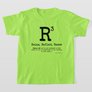 T-shirt R3 : Relax, Refléter, Renouveler