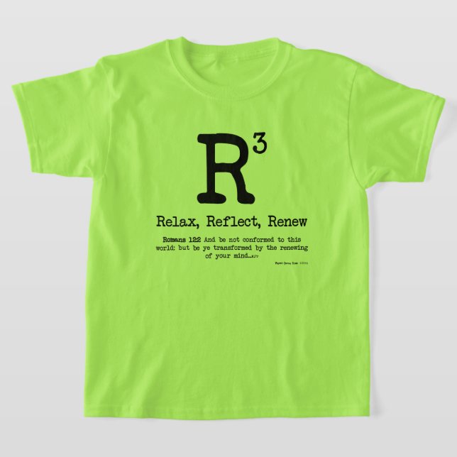 T-shirt R3 : Relax, Refléter, Renouveler (Poser)