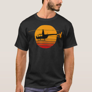 T-shirt R44 Helicopter Pilot Aviation R44 Helicopter