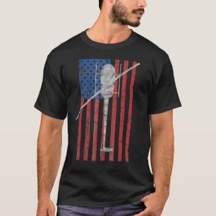 T-shirt R 22 Drapeau Vintage couleur de l'hélicoptère