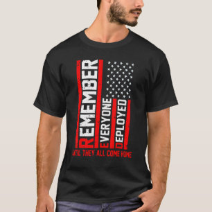 T-shirt R E D Soldiers Remember Everyone Deployed R E D Fr