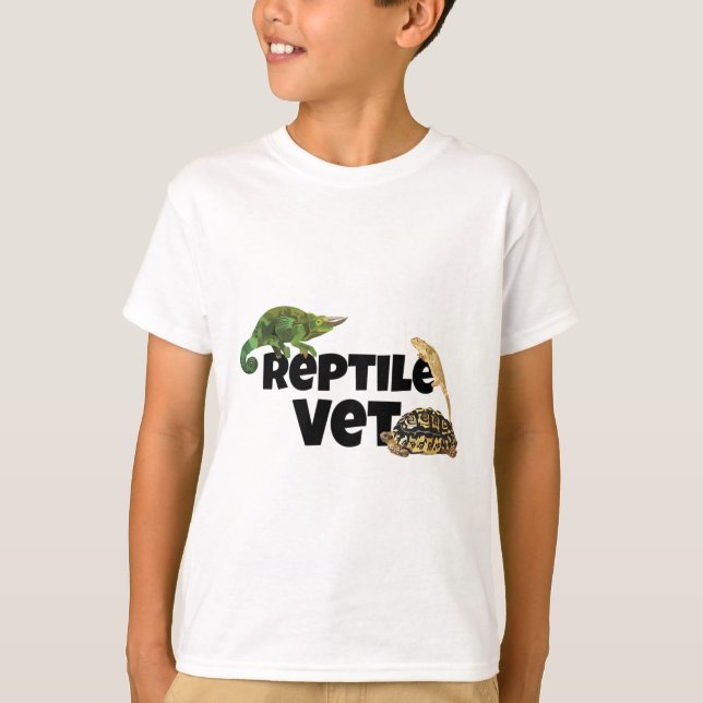 T-shirt R est pour Reptile Vet (Devant)