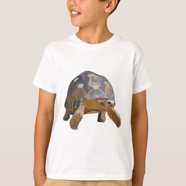 T-shirt R est pour Tortue rayonnée (Devant)