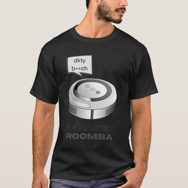 T-shirt R évalué Roomba (Devant)