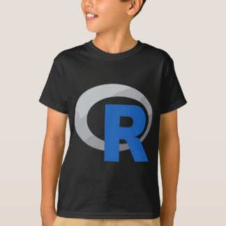 T-shirt R Langue officielle de programmation du logo