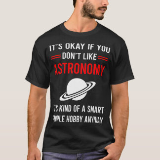 T-shirt R Smart People Astronomie