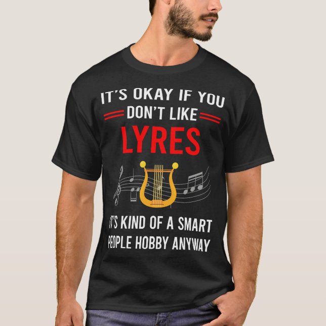 T-shirt R Smart People Lyre (Devant)