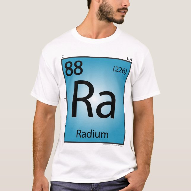 T-shirt (Ra) d'élément de radium - avant seulement (Devant)