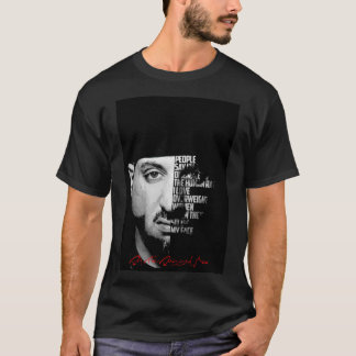 T-shirt RA noir et blanc L'homme robuste cite. T classique