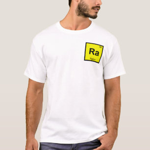 T-shirt Ra - Symbole de tableau périodique de la chimie du