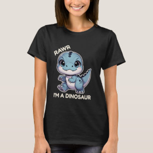 T-shirt Raaar je suis un dessin animé de dinosaure T-Rex m