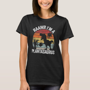 T-shirt Raawr je suis un jardinier de blagues de jardinage