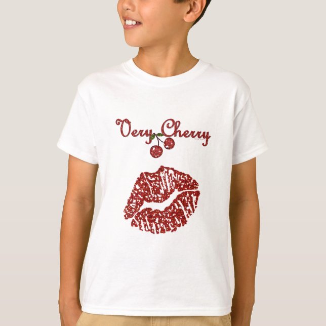 T-shirt RAB Rockabilly Très Cerise Kiss (Devant)