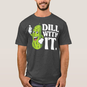 T-shirt Rabattre avec elle Picket Lover Cucumber Vegetable