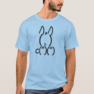 T-shirt Rabbit ASCII