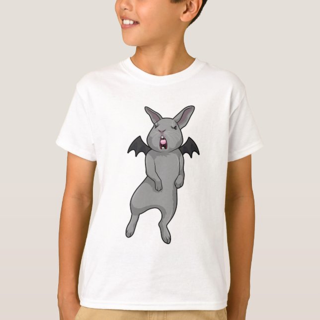 T-shirt Rabbit avec aile chauve-souris (Devant)