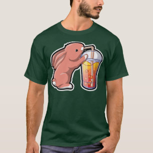 T-shirt Rabbit Bubble Tea Adorable Kawaii Animal Cute Boba
