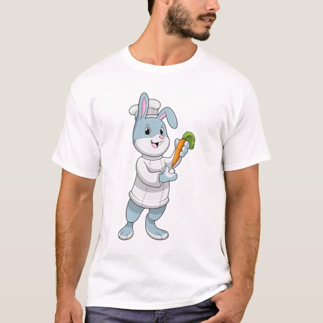 T-shirt Rabbit comme cuire à la carotte (Devant)