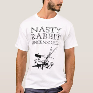 T-SHIRT RABBIT DE NASTY NON CENSÉ VRAI