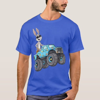 T-shirt Rabbit de Pâques équitation Monster Camion Garçons
