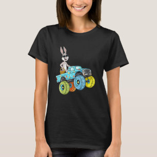 T-shirt Rabbit de Pâques équitation Monster Camion Garçons