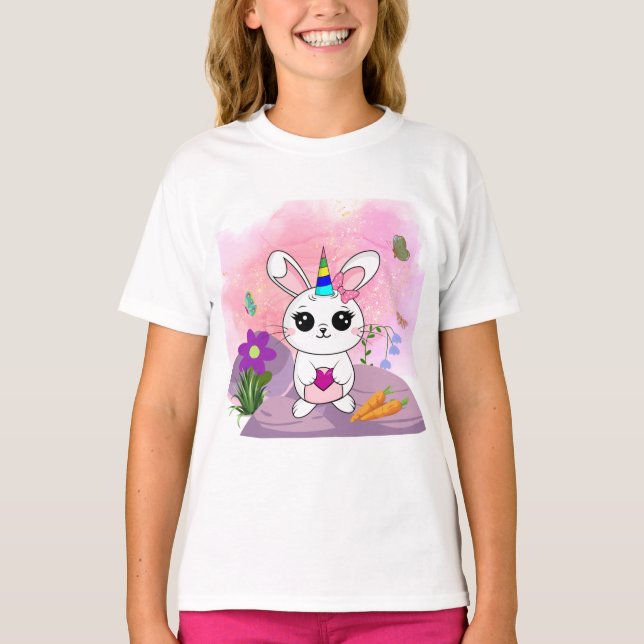 T-shirt Rabbit design  (Devant)