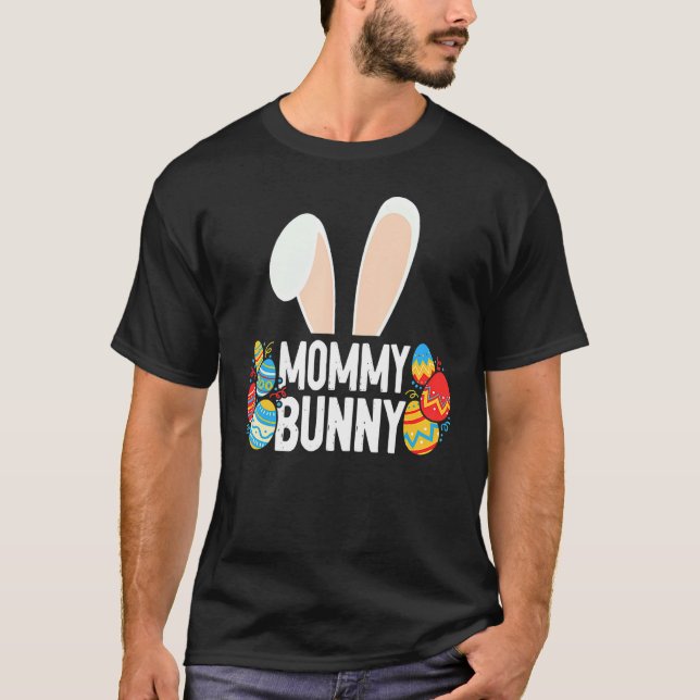 T-shirt Rabbit Easter Mère Oeuf Fête de Pâques Mère Maman  (Devant)