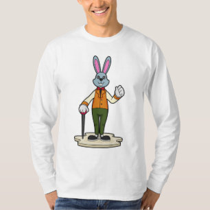 T-shirt Rabbit en Gentleman avec canne