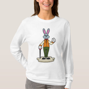 T-shirt Rabbit en Gentleman avec canne