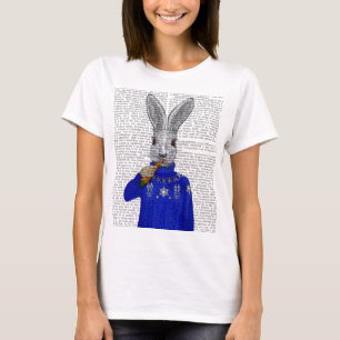 T-shirt Rabbit In Sweater 2