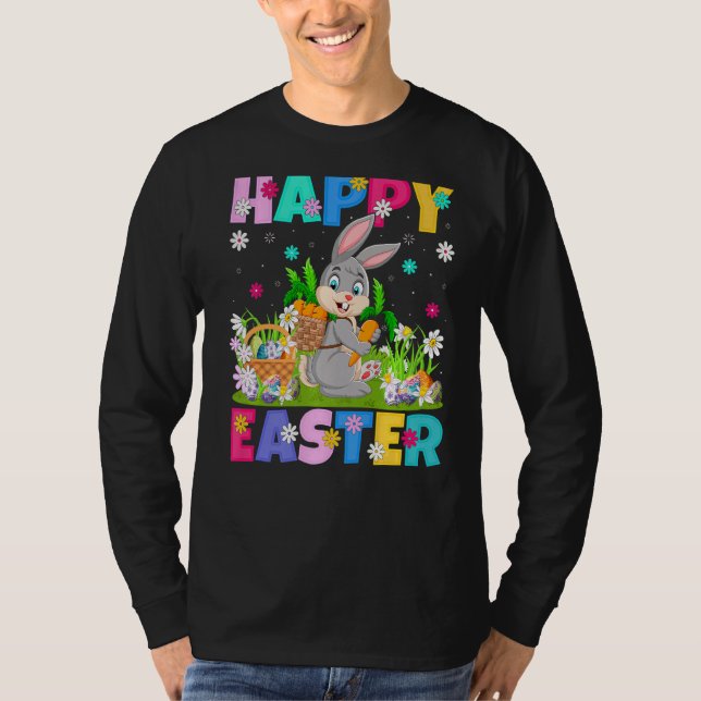 T-shirt Rabbit Joyeux Lapin de Pâques Rabbit dimanche de P (Devant)