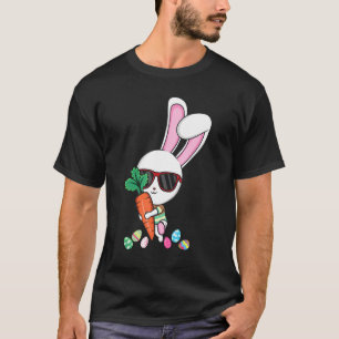 T-shirt Rabbit Joyeux Oeufs de Pâques Garçons Filles Migno