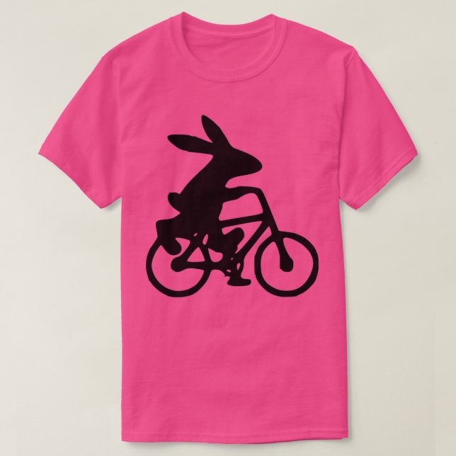 T-shirt Rabbit On a Bike  (Design devant)