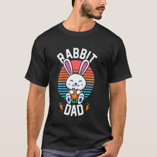 T-shirt Rabbit Papa Bunny Chemise Pour Garçons Hommes Rabb