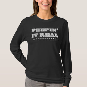 T-shirt Rabbit Peepin' It Real Pâques Nouveauté