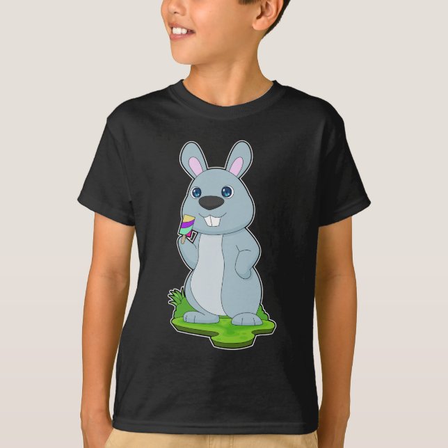 T-shirt Rabbit Popsicle (Devant)