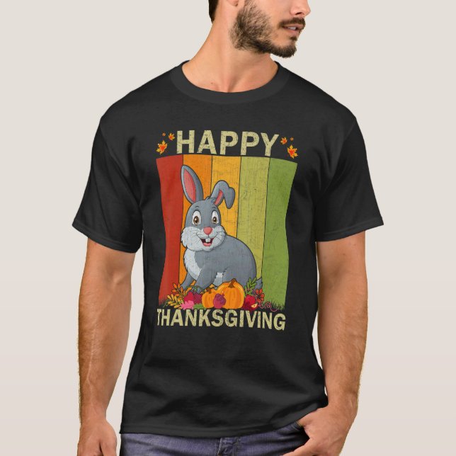 T-shirt Rabbit Retro Famille Graphique Correspondance Than (Devant)