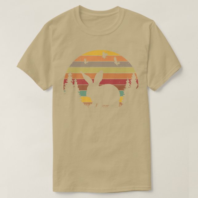T-shirt Rabbit Retro Rabbit Vintage  (Design devant)
