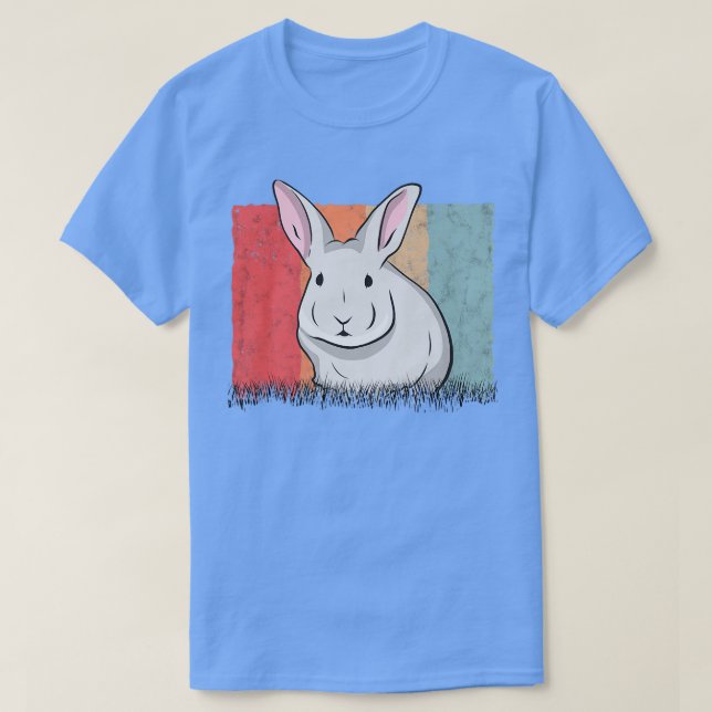 T-shirt Rabbit Retro Rabbit Vintage Premium  (Design devant)