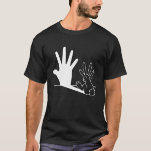 T-shirt Rabbit Shadow Life plaisanteries lapin Lapin Lapin
