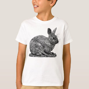 T-shirt Rabbit - Stylet et dessin style encre