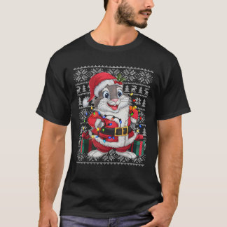 T-shirt Rabbit Xmas Sweer Style Vilain Père Noël Rabbit Ch