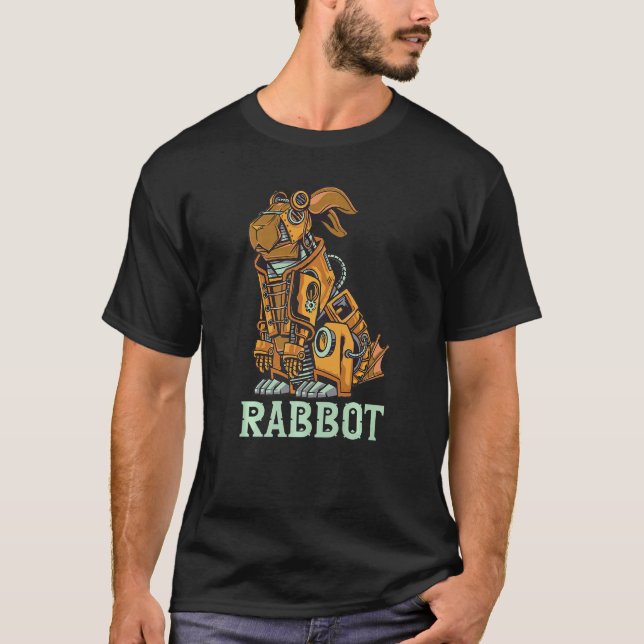 T-shirt Rabbot Steampunk lapin mécanique lapin 1 (Devant)