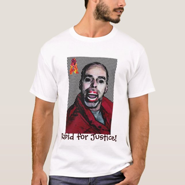 T-shirt Rabique pour la justice ! (Devant)