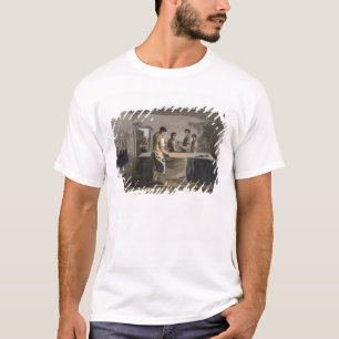 T-shirt Raboteuses de tissu, "costume d'engrav de